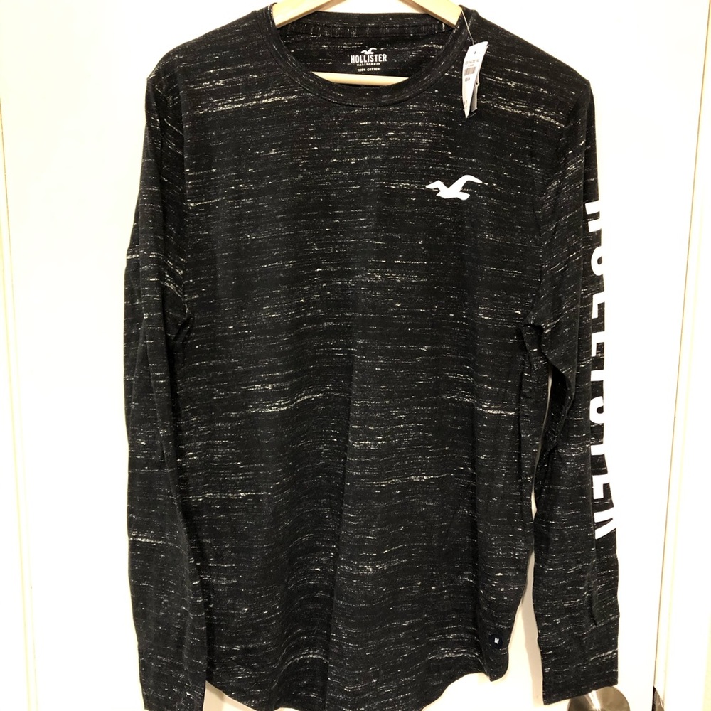 Hollister Logo Long Sleeve Shirt NWT